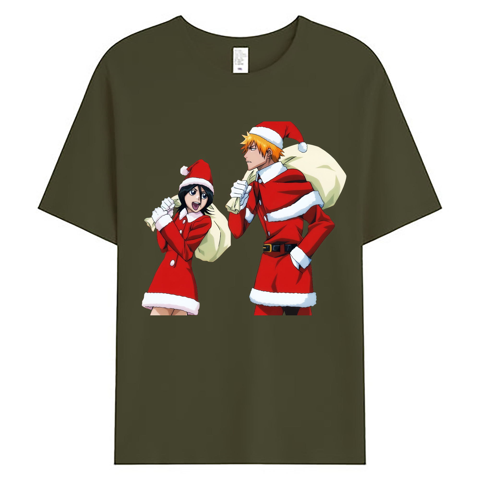 （画像用） ブリーチ 朽木ルキア BLEACH Kuchiki Rukia 綿100％ メンズ半袖Tシャツ｜肌触りやわらか＆通気性